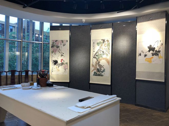 银鹏文化艺术研究院迎来众多知名画家 共同探讨书画艺术
